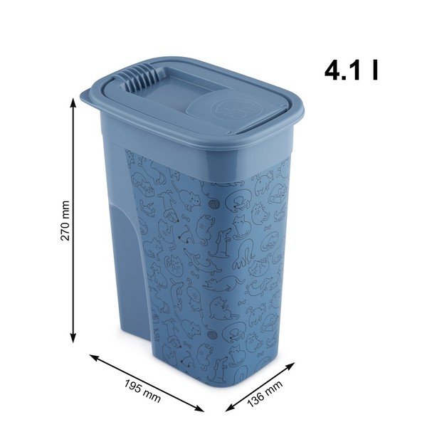 Modra škatla za brikete 4,1 l Flo - Rotho-image-3