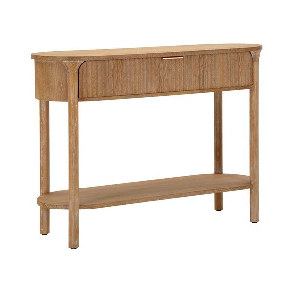 Stranska mizica iz masivne jelke v naravni barvi 40x110 cm Gothenburg – Mauro Ferretti