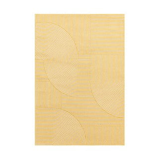 Rumena preproga 200x290 cm Muse Yellow Geometric – Asiatic Carpets