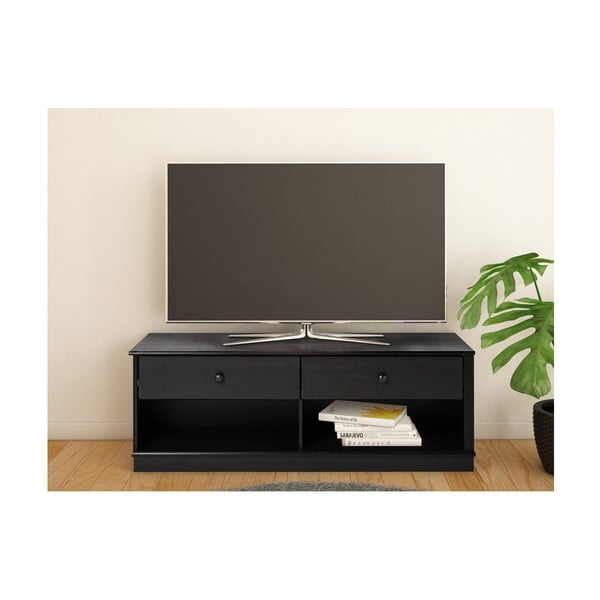 Temno rjava TV omarica iz masivnega bora 137x47 cm Anita – Støraa-image-1