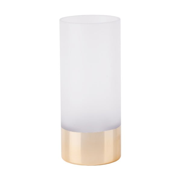 Vaza PT LIVING, belo-zlate barve, višina 18,5 cm