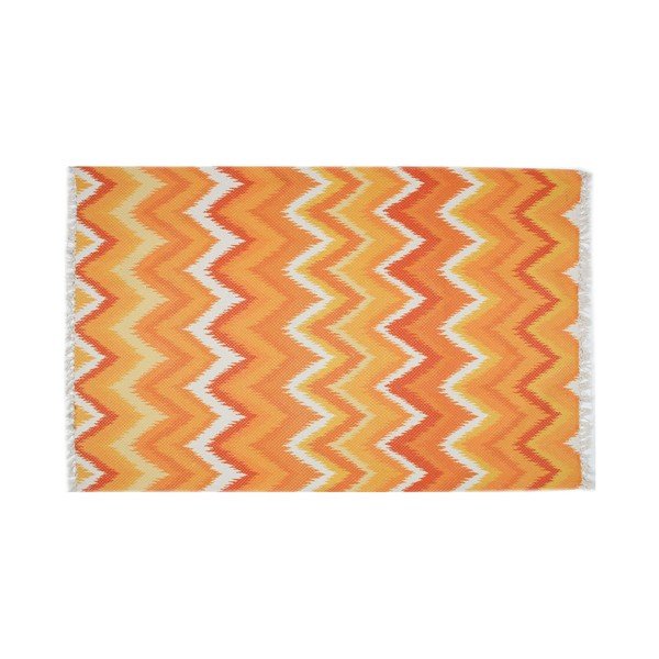 Oranžna preproga Eco Rugs Tribe, 80 x 150 cm-image-2