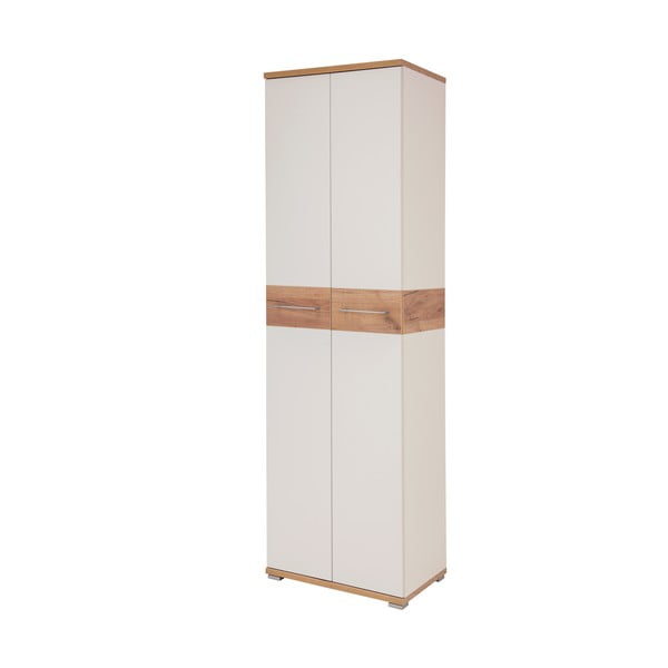 Bela garderobna omara v hrastovem dekorju 59x199 cm Topix - Germania-image-2