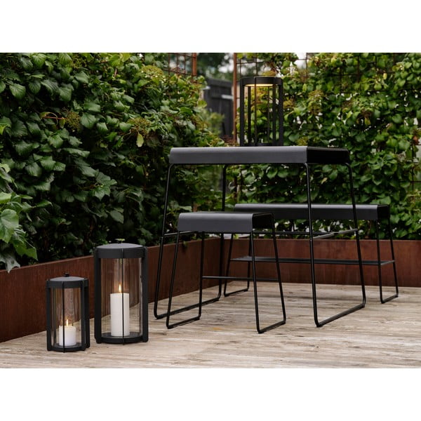Črn kovinski stolček A-Stool – Zone-image-1