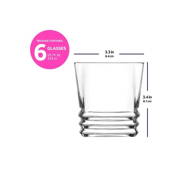 Kozarci v kompletu 6 ks za viski 315 ml – Hermia-image-4