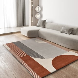 Rdeče-siva preproga 160x230 cm Gaia – Universal