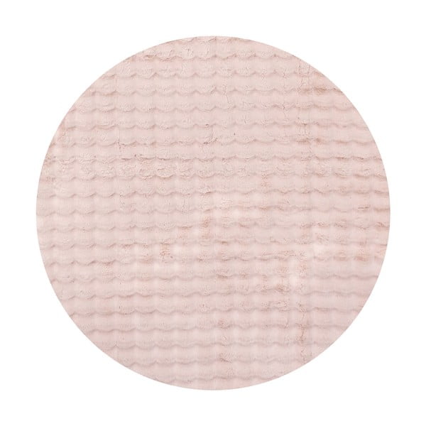 Rožnata pralna okrogla preproga ø 100 cm Bubble Pink – Mila Home