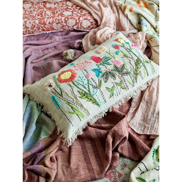 Bombažna okrasna blazina 60x35 cm Tetti – Bloomingville-image-3