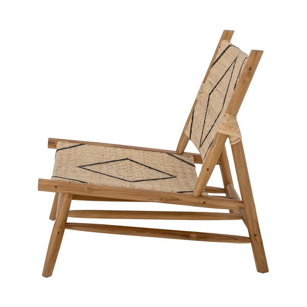 Pleten fotelj v naravni barvi Lennox - Bloomingville-image-3