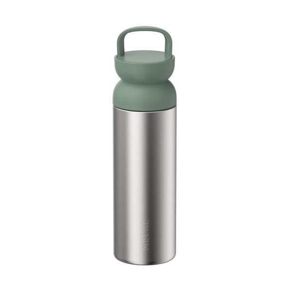 Termovka iz nerjavečega jekla v srebrni barvi/žajbljevo zelena 500 ml Ellipse – Mepal