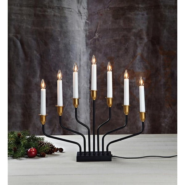 Črna božična svetlobna dekoracija Brosa – Markslöjd