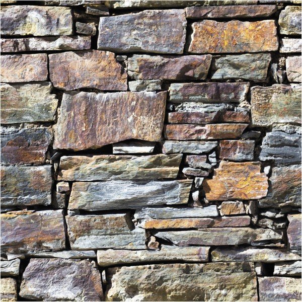 Stenska nalepka Ambiance Stenski materiali Kamni iz Roussilona, 40 x 40 cm-image-1