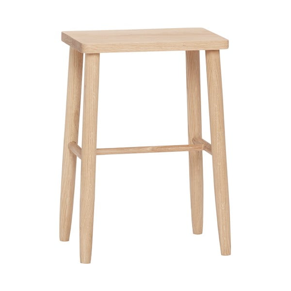 Lesen barski stol iz hrastovega lesa Hübsch Karitto, višina 52 cm