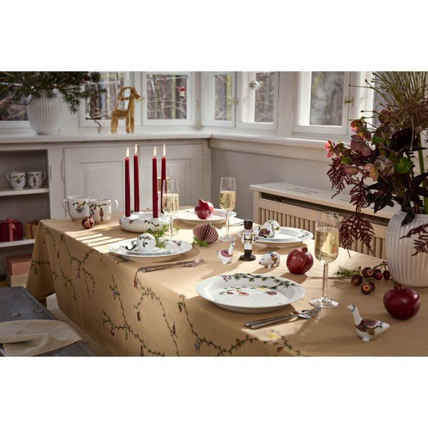 Porcelanast adventni svečnik z božičnim motivom Hammershøi Christmas – Kähler Design-image-1