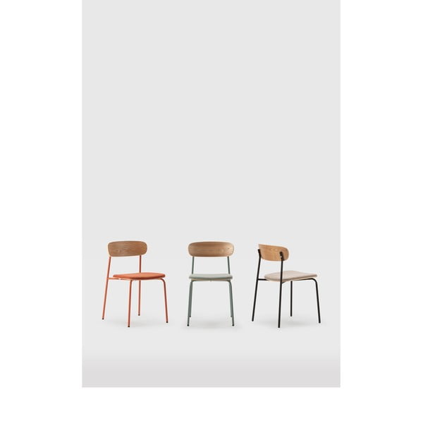 Črni/sivorjavi jedilni stoli v kompletu 2 ks Adriana – Marckeric-image-2