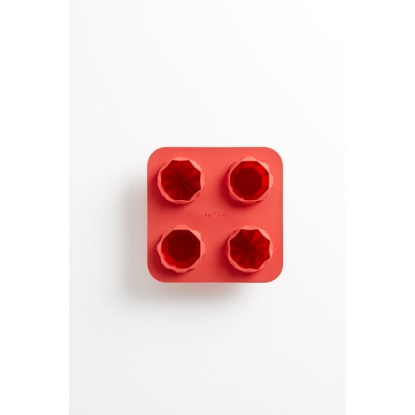 Rdeč silikonski model za peko Lékué Fortune Origami