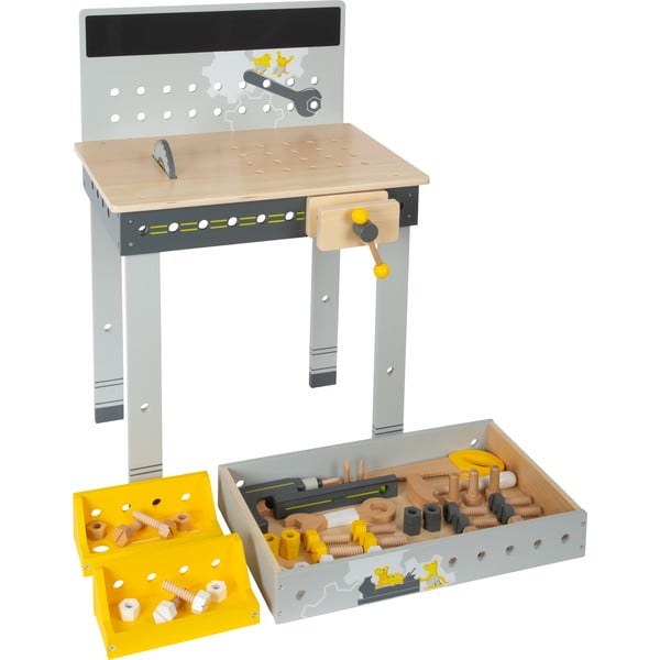 Otroška lesena delovna miza z orodjem Legler Miniwob-image-2
