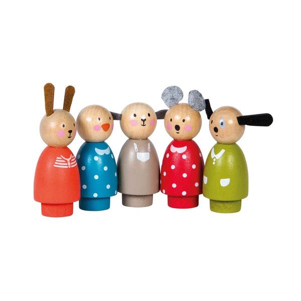 Lesena igrača La Grande Famille - Moulin Roty-image-1