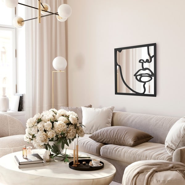 Stensko ogledalo 50x50 cm Rosa - Styler-image-2