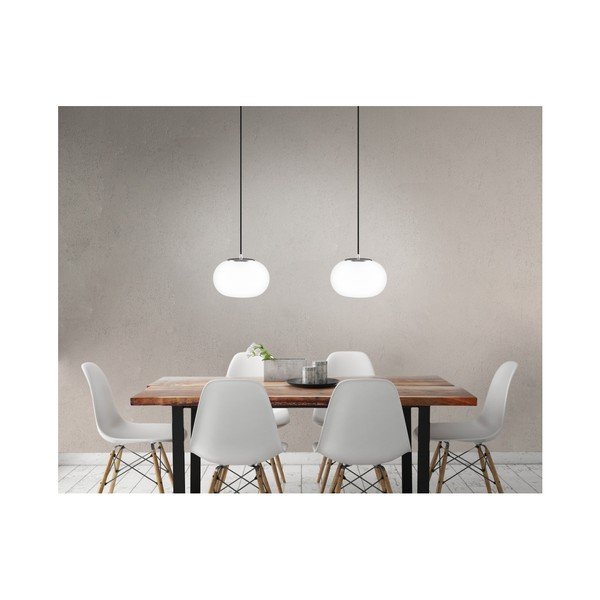 Črna dvojna viseča svetilka Sotto Luce DOSEI Elementary 2S-image-3