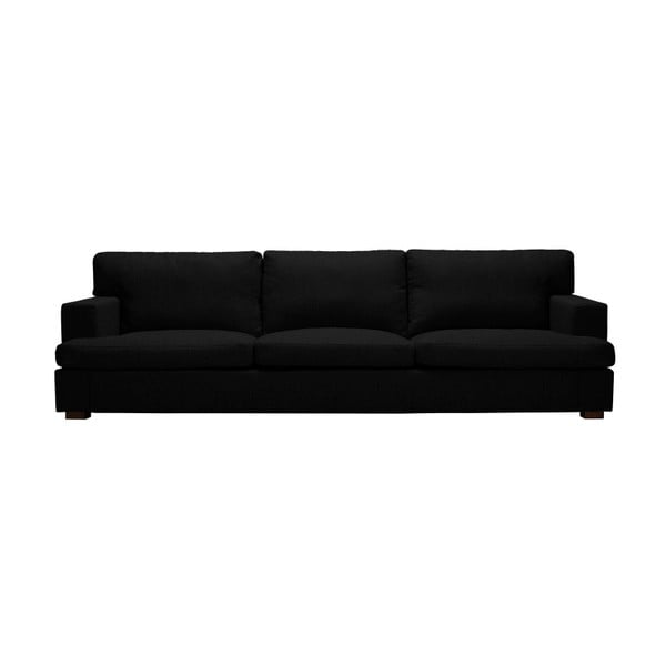 Črna zofa Windsor & Co Sofas Daphne, 235 cm