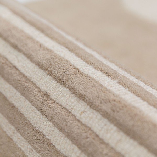 Ročno tkana volnena preproga v naravni barvi 120x180 cm Lozenge – Flair Rugs-image-3