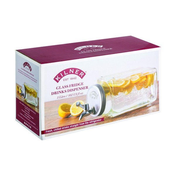 Steklena posoda za pijačo za Kilnerjev hladilnik, 3 l-image-1