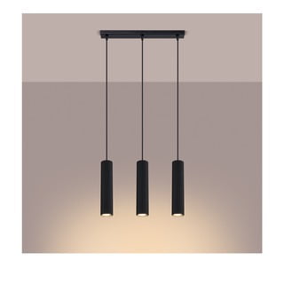 Črna viseča svetilka Gleam – Nice Lamps