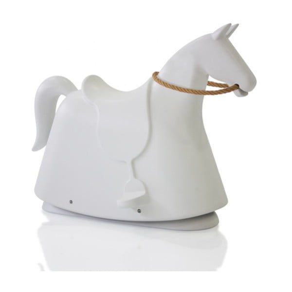 Bel otroški stolček v obliki konja Magis Rocky, višina 71,5 cm