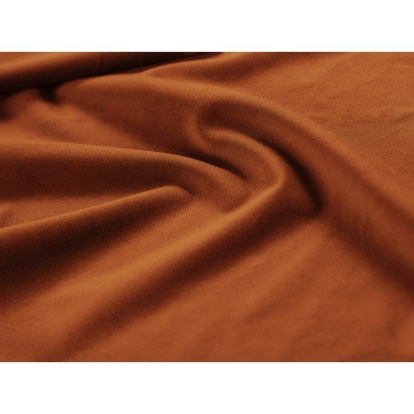 Žametna sedežna garnitura v barvi terakote 188 cm – Micadoni -image-3