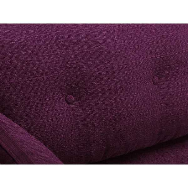 Vijolična trisedežna zofa Mazzini Sofas Elena, z ležalnikom v levem kotu-image-4