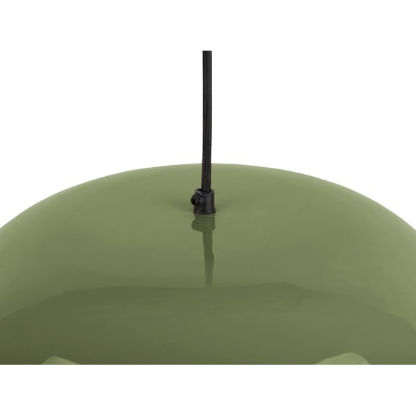 Zelena viseča svetilka s kovinskim senčilom ø 50 cm Waved – Leitmotiv-image-1