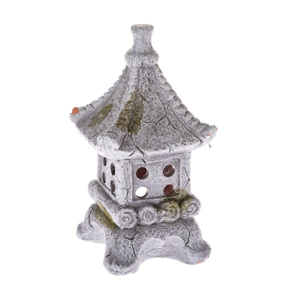 Siv keramični svečnik Dakls Pagoda