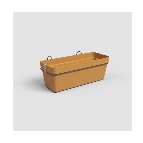 Viseče samozalivalno cvetlično korito iz reciklirane plastike 50 cm Capri – Artevasi-image-1