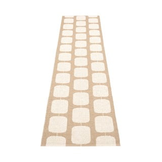 Bež/kremno bel zunanji in notranji tekač 70x300 cm Sten Light Nougat – Pappelina