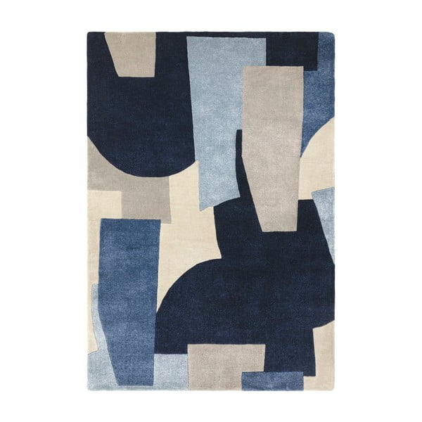 Modra ročno tkana preproga iz recikliranih vlaken 200x290 cm Romy – Asiatic Carpets