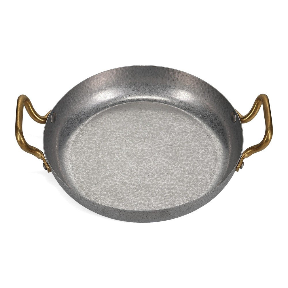 Servirni kovinski krožnik v srebrni barvi ø 24 cm Serve