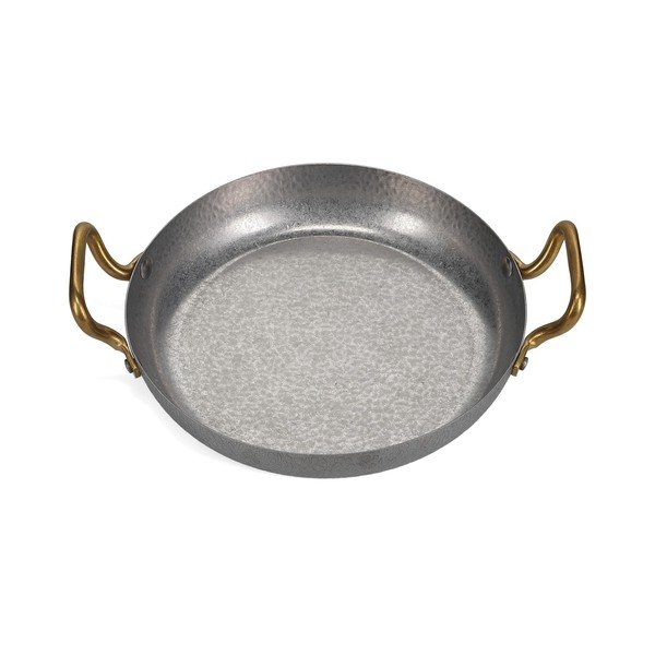 Servirni kovinski krožnik v srebrni barvi ø 24 cm Serve – BonBistro