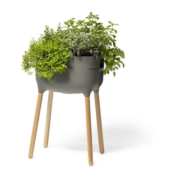 Plastičen samozalivalni cvetlični lonec Urbalive – Plastia