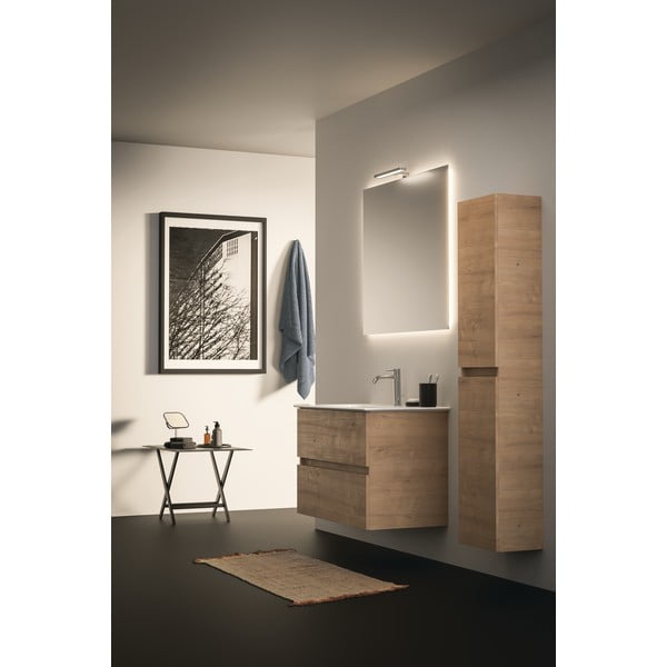 Kopalniška omarica v hrastovem dekorju v naravni barvi 30x150 cm Eurovit+ – Ideal Standard-image-1