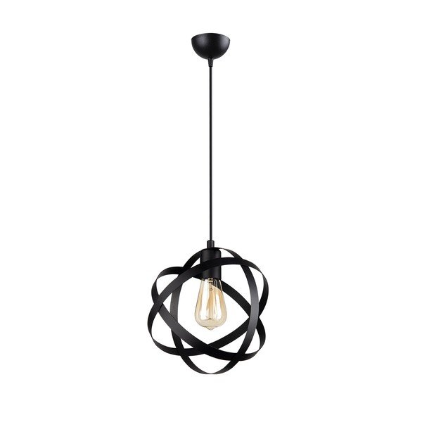 Črna kovinska viseča svetilka Lama - Squid Lighting-image-2