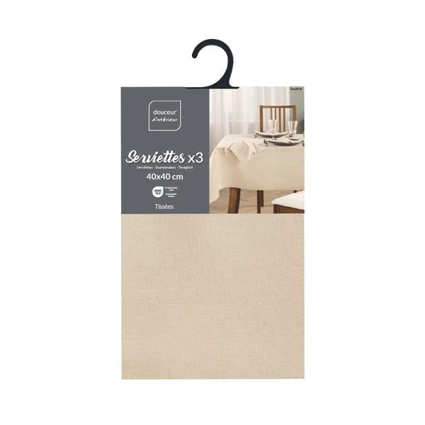 Prtički v kompletu 3 ks 40x40 cm Serafine – douceur d'intérieur-image-4