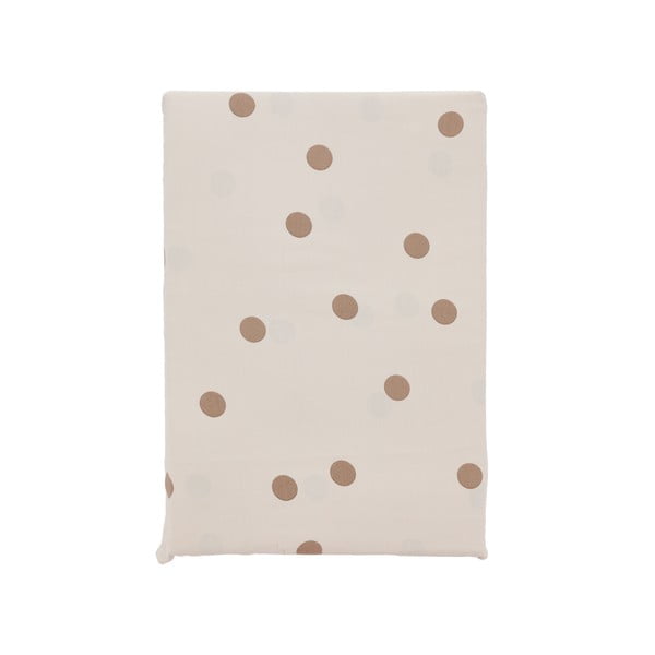 Rjava enojna posteljnina iz bombažnega satena 140x200 cm Solaris – Södahl-image-3