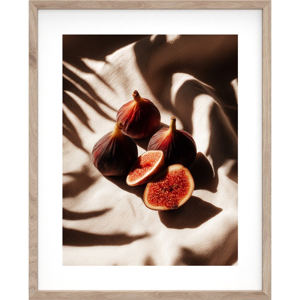 Tiskana slika z okvirjem 40x50 cm Ripe Figs