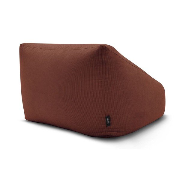 Oranžna vreča za sedenje iz rebrastega žameta Lilibet – Bobochic Paris-image-4