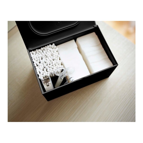 Črna kopalniška škatla YAMAZAKI Zavesa-image-4