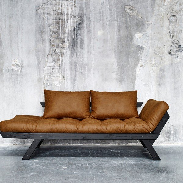 Kavč Karup Vintage Bebop Black/Cognac-image-4