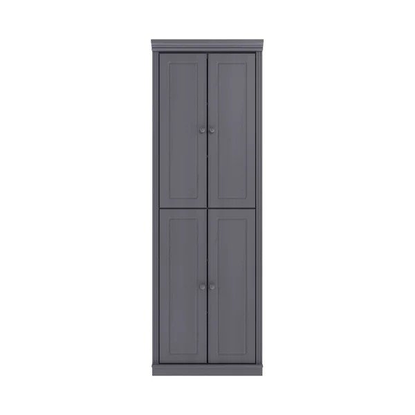 Siva omara iz masivnega bora 74x223x37 cm Anita – Støraa
