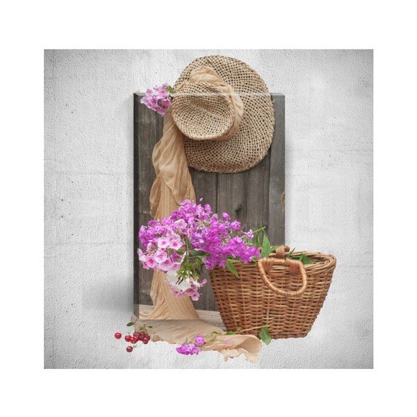 3D stenska slika Mosticx Romantična vas, 40 x 60 cm