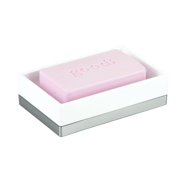 Bela posoda za milo iDesign Clarity, 13 x 8 cm-image-2